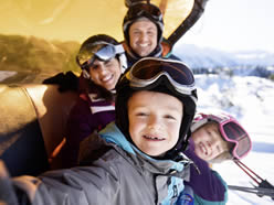 Skiurlaub mit Kind © Flachau Tourismus